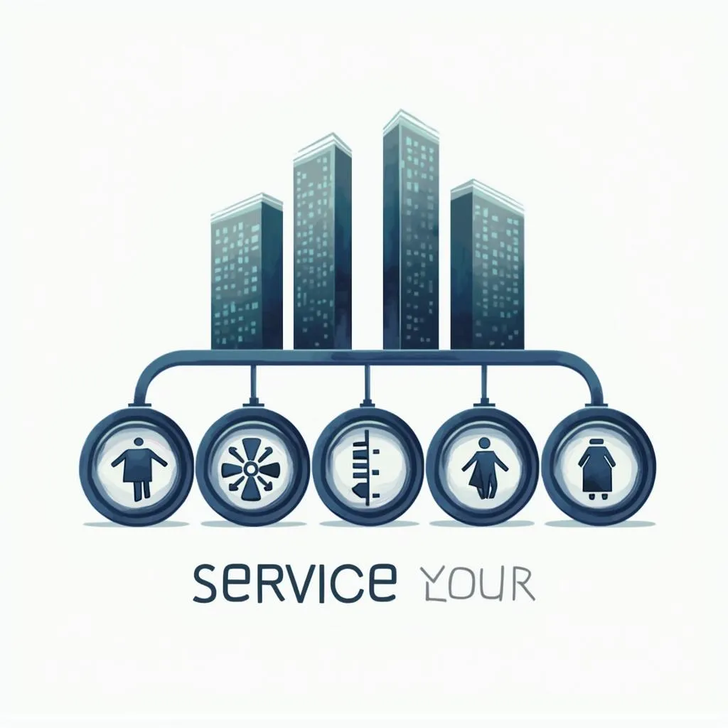 Logo de empresa industrial